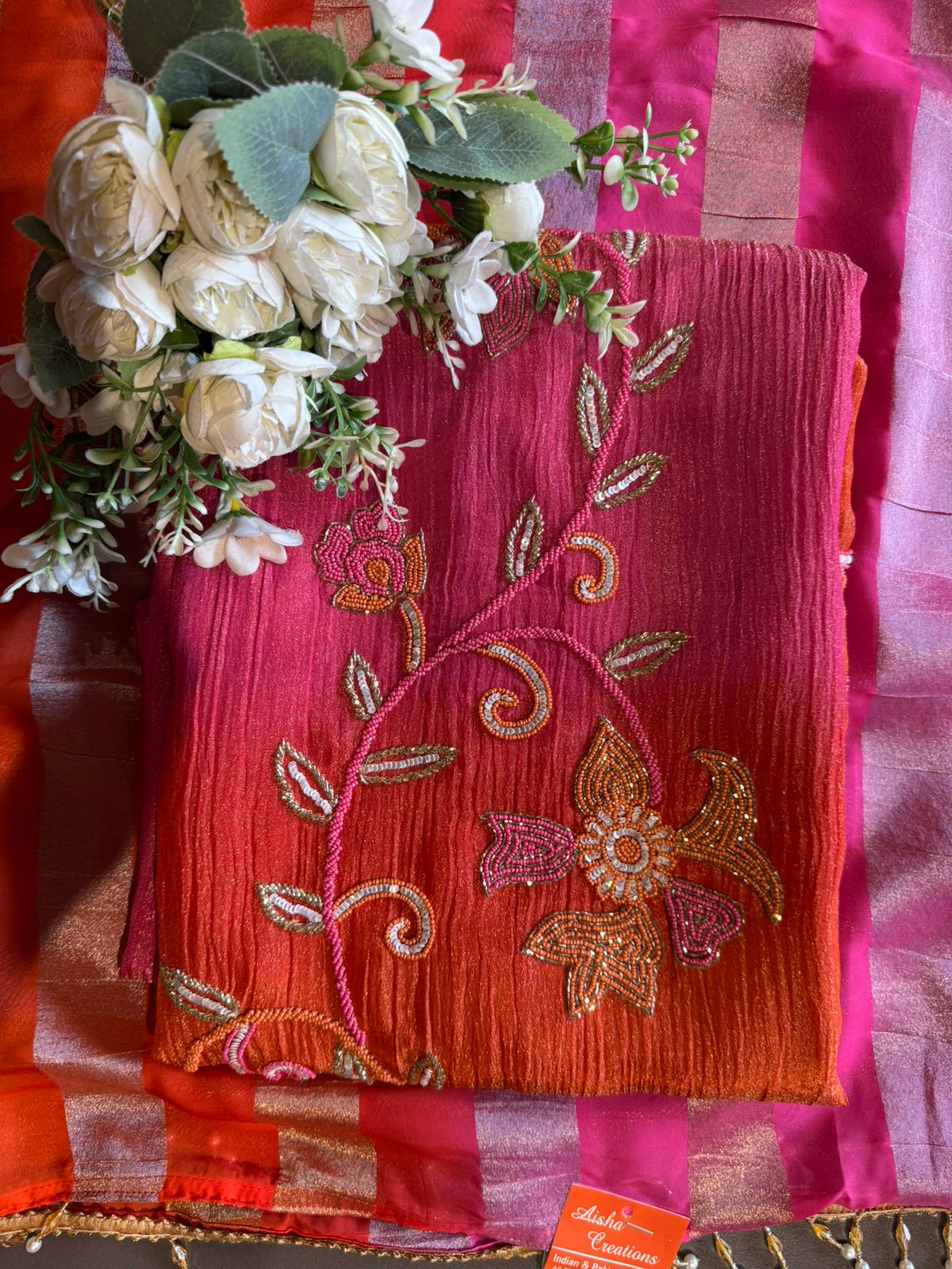 Tissue fabric Unstitched shirt